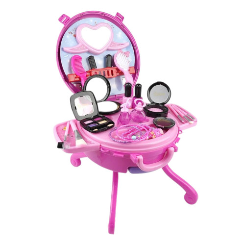 兒童玩具扮家家酒仿真化妝玩具梳妝台艾莎公主寶寶生日禮物益智玩具