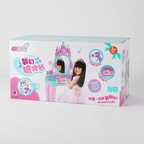 公主仿真化妝台玩具女孩扮家家酒套裝兒童3-6嵗生日禮物2寶寶4女童5