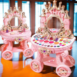 兒童化妝玩具女孩扮家家酒彩妝仿真公主梳妝台生日禮物學生六一禮物