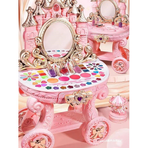 兒童化妝玩具女孩扮家家酒彩妝仿真公主梳妝台生日禮物學生六一禮物
