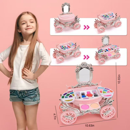 扮家家酒女孩子彩妝手提包套裝兒童梳妝台化妝品玩具角色扮演公主