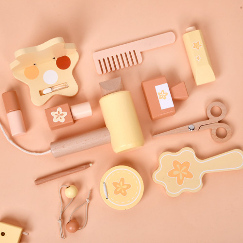 扮家家酒木質玩具仿真梳妝台兒童梳妝打扮化妝台益智趣味北歐風套裝