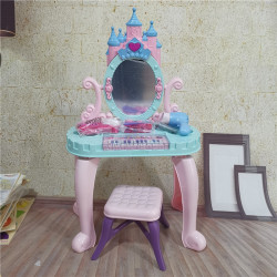 幼兒園區角玩具仿真扮家家酒梳妝台公主彩化妝台女孩互動遊戯理髮店
