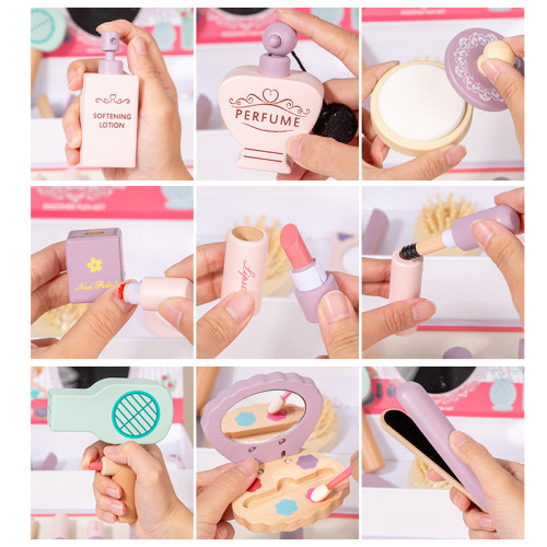 益智扮家家酒化妝盒公主化妝台鏡子套裝動手能力角色扮演幼兒童玩具 益智扮家家酒化妝盒公主化妝台鏡子套裝動手能力角色扮演幼兒童玩具