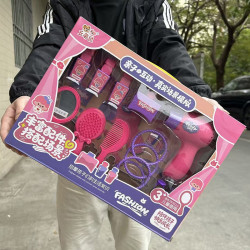 女孩子梳妝台公主首飾盒兒童扮家家酒玩具女生化妝禮物女童卡通飾品