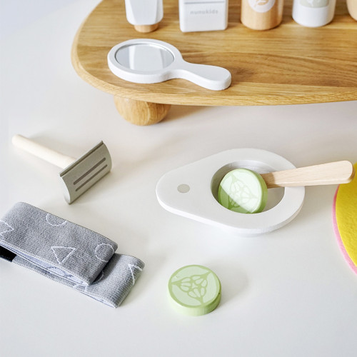 nunukids兒童角色扮演套裝玩具小女孩梳妝台化妝品仿真扮家家酒系列