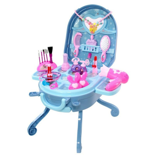 冰雪奇緣兒童梳妝台愛莎艾莎沙公主玩具套裝小女孩化妝盒品行李箱