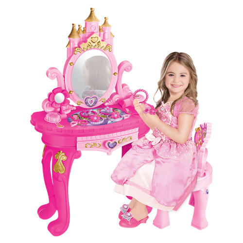 熱供兒童扮家家酒仿真公主城堡化妝台 女孩仿真化妝台玩具套裝