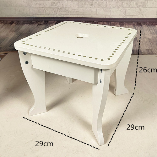 木製扮家家酒歐式豪華白色梳妝台女孩化妝寶寶模仿親子互動玩具