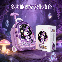 公主美妝行李箱化妝台兒童玩具女孩子認知培養3-6嵗女童生日禮物