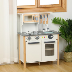 北歐仿真梳妝台兒童扮家家酒化妝桌木製玩具女孩生日禮物首飾盒3嵗6