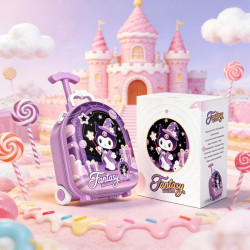 兒童化妝品玩具過家梳台盒套裝仿真美樂蒂小女孩3-6嵗寶生日禮物