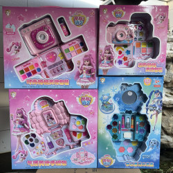 奇妙萌可兒童化妝玩具套裝美妝台水洗配方愛心萌可女孩彩妝盒禮物