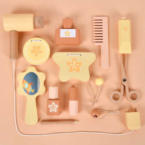 兒童花朵梳妝台小女孩扮家家酒仿真玩具木質化妝桌女童生日禮物收納 兒童花朵梳妝台小女孩扮家家酒仿真玩具木質化妝桌女童生日禮物收納