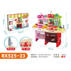 升級版廚房餐台醫具化妝台可出水新款扮家家酒兒童玩具