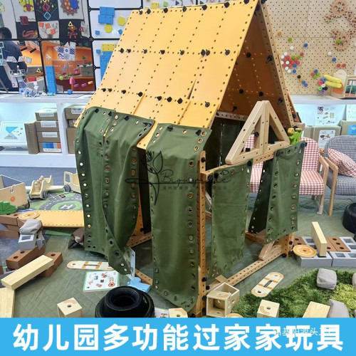 幼兒園戶外角色扮演玩具防腐木廚房小賣鋪組合兒童多功能