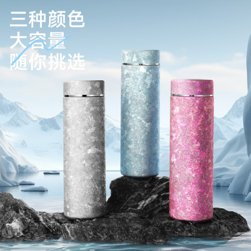 純鈦保溫杯雙層鈦杯高顔值直身杯燜泡茶杯戶外可攜式水杯禮品杯