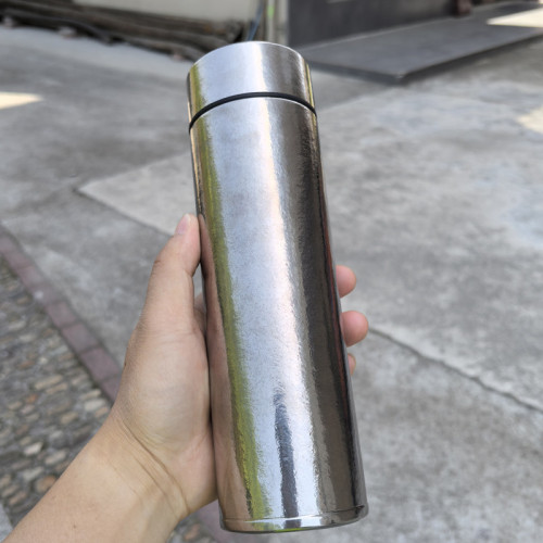 大容量500鈦杯內外純鈦保冷保溫杯戶外可攜式燜泡茶杯商務禮品杯
