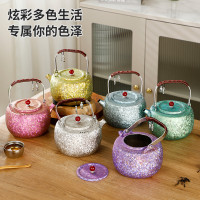 純鈦泡茶器套裝品茗杯冰花鷹嘴泡茶器高級露營酒杯喝茶泡茶鈦杯