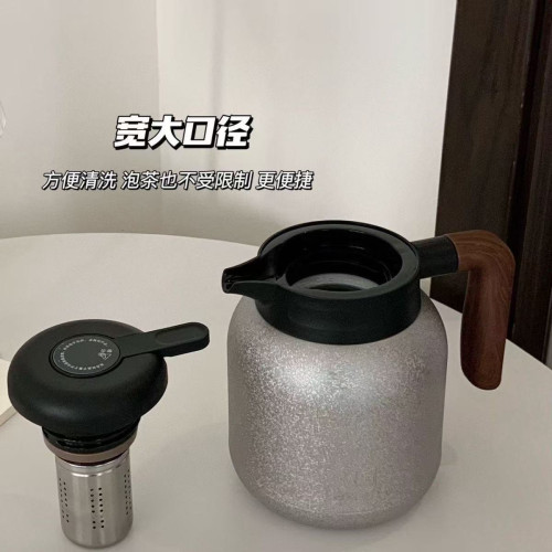 鍍鈦內膽保溫壺組合鈦杯耐酸堿防腐蝕燜茶壺鈦燜茶耐酸堿保溫壺