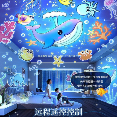 萬火星空投影儀小夜燈玩具臥室燈滿天星氛圍兒童女孩