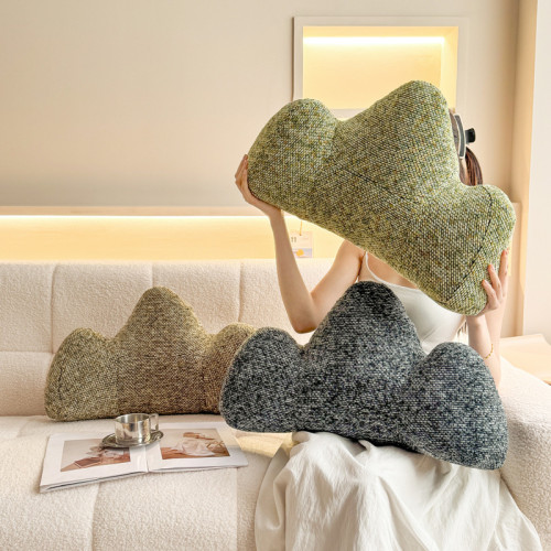 山形抱枕床上靠山辦公室護腰靠背墊客廳沙發靠墊臥室飄窗床頭靠枕