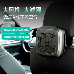 車用負離子空氣淨化器 USB可攜式桌面除菸除塵小型空氣清淨機