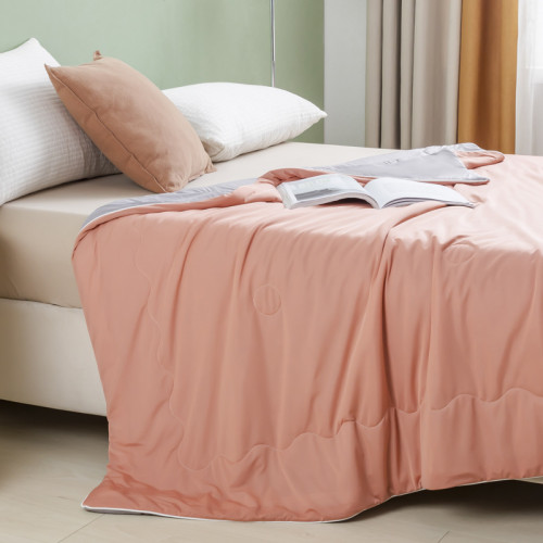 冰淇淋夏涼被空調被可機洗夏季A類涼感被子雙人純色水洗夏被