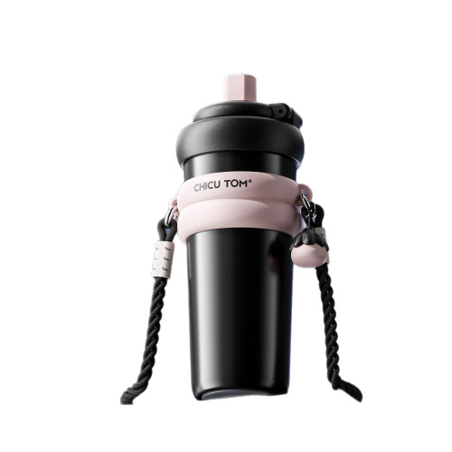 奇古堂吸琯保溫杯大容量女士高顔值車用外出可攜式水杯 2026新款