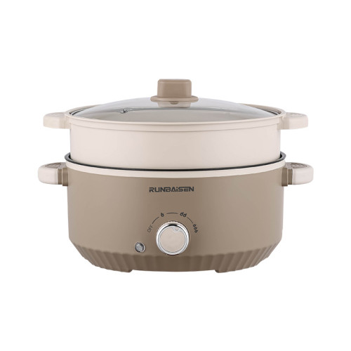 110V電壓電煮鍋宿捨大容量泡麵鍋電炒一體多功能家用電熱火鍋