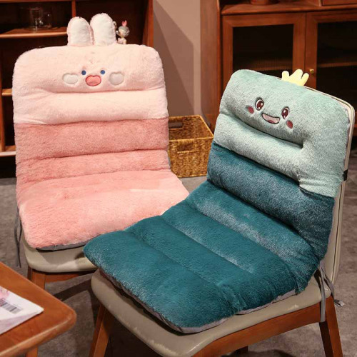 連體坐墊靠背墊一體辦公室久坐座墊超軟椅墊屁墊汽車學生加印