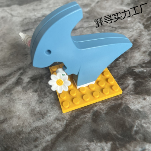 新款兒童磁力磁吸小恐龍玩具拼裝男孩立體動物模型霸王龍益智禮物