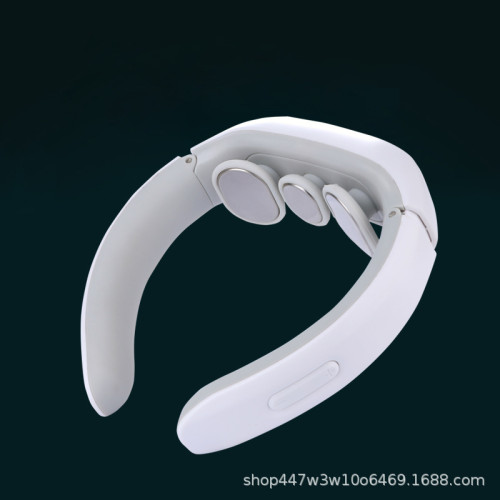 新款多功能頸椎按摩器電磁電擊脈沖揉捏理療頸部護頸儀電動