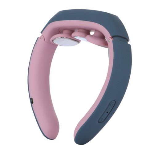 新款多功能頸椎按摩器電磁電擊脈沖揉捏理療頸部護頸儀電動