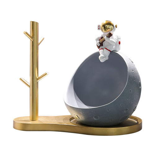 宇航員入戶門口鑰匙收納玄關裝飾品擺件客廳鞋櫃家居喬遷新居禮品