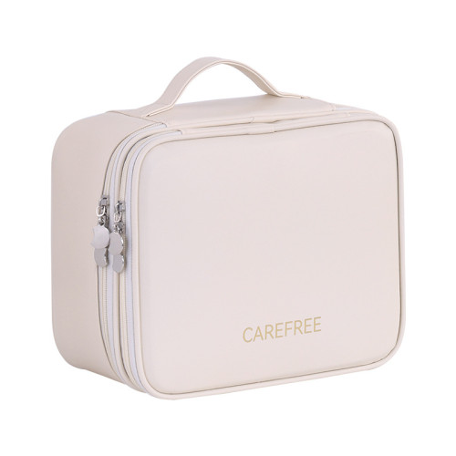 輕奢高級感雙層大號化妝包大容量旅行可攜式化妝品收納包洗漱化妝箱