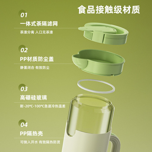 JEKO冷水壺家用涼水杯玻璃耐高溫檸檬涼茶儲水泡茶壺大容量套裝夏 JEKO冷水壺家用涼水杯玻璃耐高溫檸檬涼茶儲水泡茶壺大容量套裝夏