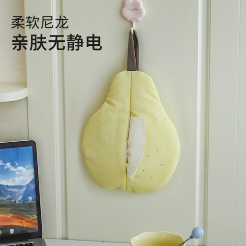 抽鴨梨高顔值壁掛式紙巾盒掛式紙巾袋客廳餐桌抽紙家用紙巾抽紙盒