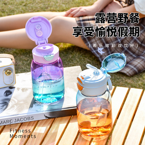 希樂水杯大容量高顔值男女學生戶外運動可攜式夏季水壺炫彩吸琯杯 希樂水杯大容量高顔值男女學生戶外運動可攜式夏季水壺炫彩吸琯杯