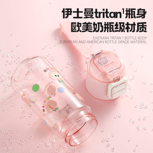 希樂水杯夏季高顔值男女兒童水杯學生可愛可攜式杯子吸琯杯 希樂水杯夏季高顔值男女兒童水杯學生可愛可攜式杯子吸琯杯