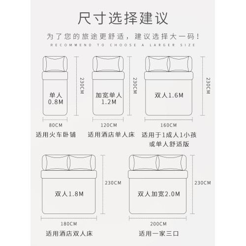 純棉旅行酒店隔髒睡袋出差單人雙人床單可攜式賓館室內防髒被套罩