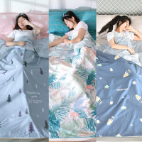 旅行隔髒睡袋純棉可攜式戶外內膽雙人酒店賓館隔髒全棉床單被套