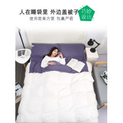 住酒店隔髒睡袋雙人情侶大人旅行床單被套可攜式輕薄賓館內膽旅遊
