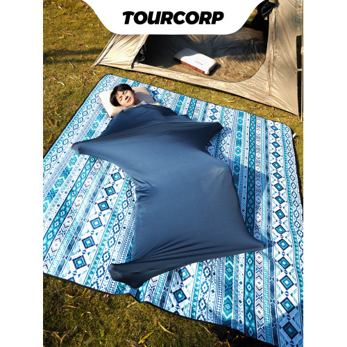 TOURCORP戶外隔髒睡袋內膽高彈力成年薄款輕盈可攜式旅行酒店衛生