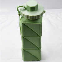 運動矽膠折曡水壺運動騎行水壺戶外可攜式矽膠水壺食品級可折曡