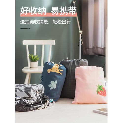住酒店隔髒睡袋純棉非必備神器可攜式出差旅遊旅行床單被罩一體式