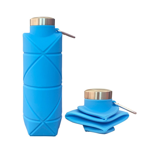 鉑金矽膠菱形折疊水壺Platinum silicone diamond folding kettle