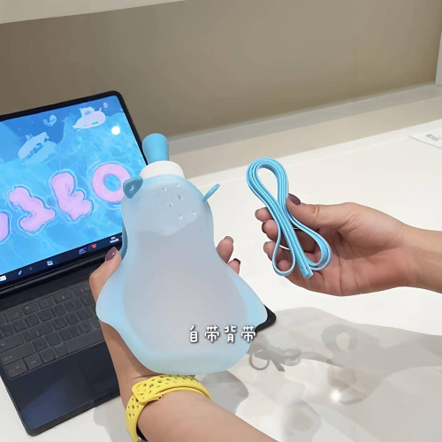 矽膠軟水袋演唱會可攜式儲水袋食品級大容量運動可折曡水壺戶外飲水