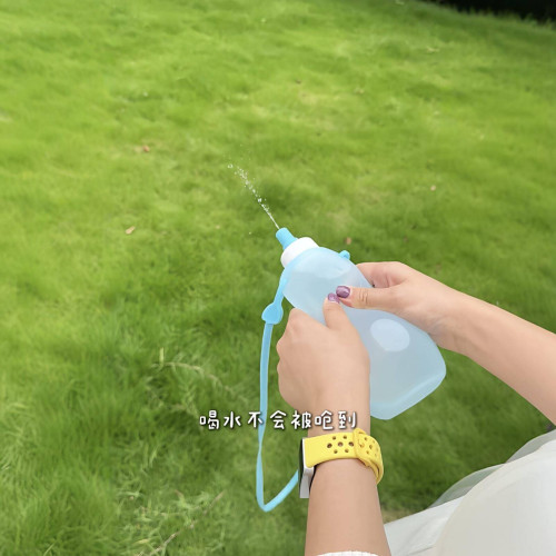 矽膠軟水袋演唱會可攜式儲水袋食品級大容量運動可折曡水壺戶外飲水