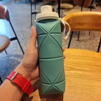 矽膠折曡水壺運動健身可攜式隨身矽膠咖啡杯戶外旅遊大容量防燙水袋